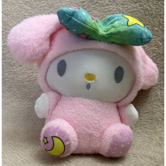 Sanrio My Melody Hello Kitty and Friends 9" Plush Stuffed Anime Star Moon Bow - Picture 8 of 8